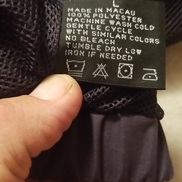 MENS SPORTS CENTER PULLOVER WINDBREAKER  SIZE L - Picture 4 of 4